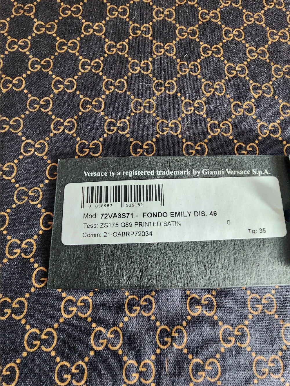 AUTHENTIC Versace Jeans Couture Baroque Heels | Size 6 | Brand New | Dust Bag - Picture 14 of 16